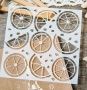 Лимон лимони портокал стенсил шаблон спрей торта украса сладки Scrapbooking, снимка 1