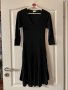 Нова черна ежедневно елегантна рокля рипс рипсена еластична разкроена свободен модел, снимка 9