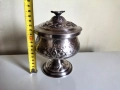 Страхотен Стар Посребрен Съд, снимка 7