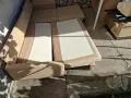 Разтегателен ъглов диван с лежанка функция сън, снимка 5