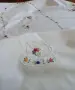 Много фина памучна покривка с ръчна бродерия 114×84 см., 10€, снимка 1