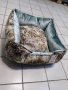 Зелено дебело меко легло за домашен любимец - Куче / котка , снимка 1 - Стоки за кучета - 42805102