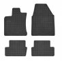 Висококачествени гумени стелки FROGUM Nissan Qashqai 2007-2013 4 части черни, снимка 1