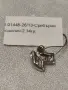 Сребърна висулка с камъче- 2.14 гр., снимка 1