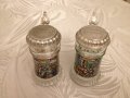 Vintage. Нови. Две немски халби за ракия с капаче от калай. Халба., снимка 9