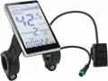 M5 LCD Премиум Дисплей за Електрически Велосипеди и Скутери (5-Pin, 24V-60V), снимка 5