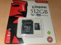 SD карта памет Kingston 512GB плюс SD адаптер, снимка 1