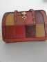 Vintage 1960's 70's Burlington Patchwork Leather Handbag Purse  Bag RARE!!