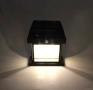 Стенна лампа с 1,2  или 3 LED крушки, сензор за движение и фотоволтаичен панел за външна употреба, в, снимка 6
