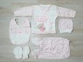 Турски бебешки комплект за изписване 5 части 100% памук, снимка 5