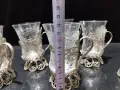 Стари руски стакани подстакани филигран, снимка 4