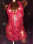 Аvid  Love M червена дантелена нощница / топ, снимка 2