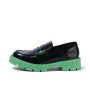 Kickers, нови дамски обувки 37 номер Womens Kori Loafer Leather Black/Green