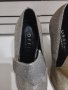 Сребърно-златисти елегантни обувки , снимка 7