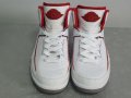 Air Jordan 2 Retro GS White Red OG II Chicago 38.5 номер, без забележки , снимка 2