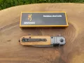 Сгъваем джобен нож Browning с дървена дръжка DA343, снимка 5