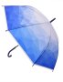 Чадър тип бастун Автоматичен Син Бял Градиент 81,5 см, снимка 3