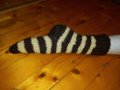 Ръчно плетени чорапи 100% вълна, снимка 1 - Чорапи - 35418026