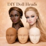 Комплект 6 броя DIY глави молд Poppy Parker / Integrity Toys, снимка 1