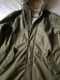 Ново мъжко есенно яке парка с качулка с косъм цвят каки с качулкаS M размер, снимка 3