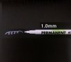 Бял перманентен маркер 1.0мм или автоматичен молив 1.0мм пиромолив , снимка 2