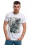Нова мъжка бяла тениска с дигитален печат Рагнар Лодброк, сериала Викинги, снимка 7