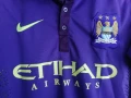 Manchester City Nike оригинална тениска фланелка Манчестър Сити размер S трети екип 2014/2015, снимка 3