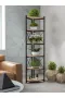 Ъглова етажерка- два цвята, снимка 3