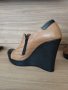 Дамски обувки на платформа от естествена кожа, снимка 5