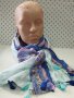 26 - Дамски памучен шал в нежни цветове., снимка 3