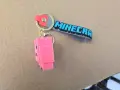Оригинален ключодържател Minecraft – Прасе (Pig), снимка 4