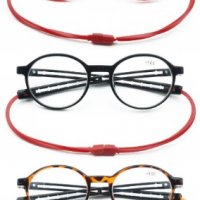 Диоптрични очила за четене с вградени силиконови връзки с магнитен накрайникс магнитно