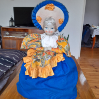 Стара кукла за Самовар #12, снимка 1 - Антикварни и старинни предмети - 44534199