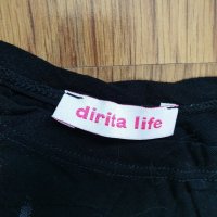 Dirita Life - Асиметрична блузка с пеперуди, снимка 5 - Тениски - 29202148