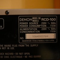 DENON RCD-100, снимка 5 - Ресийвъри, усилватели, смесителни пултове - 35322344