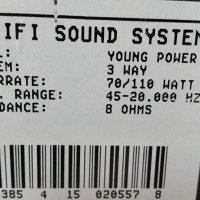 Тонколони HiFi Sound Sustem Young Power, снимка 5 - Тонколони - 29105351