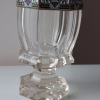 Стара Руска чаша с емайл-сребро 88/сребърна сребърни сребърно,злато/, снимка 14 - Антикварни и старинни предмети - 40112071