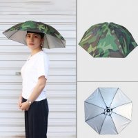 Сгъваема шапка-чадър за защита от дъжд и слънце за дейности на открито, риболов, в гората, къмпинги, снимка 7 - Други стоки за дома - 37092313