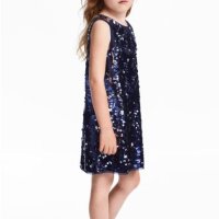 Красива детска рокля с пает  Носена няколко часаи на H&M, ръст 140, снимка 2 - Детски рокли и поли - 44274599