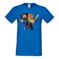 Мъжка тениска Minecraft 6,Minecraft,Игра,Забавление,подарък,Изненада,Рожден Ден., снимка 5 - Тениски - 36495248
