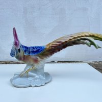 Колекционерска порцеланова фигура на папагал. №2447, снимка 6 - Колекции - 37008629