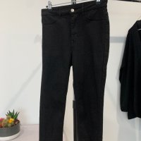 Черен панталон тип дънки размер 36(S), снимка 8 - Дънки - 44259762