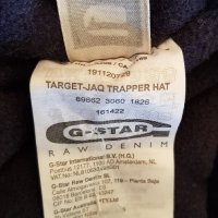 G Star Raw Target-Jaq Trapper Hat Python / Navy Blue, снимка 6 - Шапки - 35151887