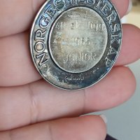 норвежки сребърен медал проба 830 , снимка 10 - Антикварни и старинни предмети - 42055087