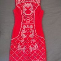 Къса рокля във червено, снимка 1 - Рокли - 36834702