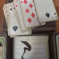 Стари карти в кутия , снимка 4 - Карти за игра - 37622203