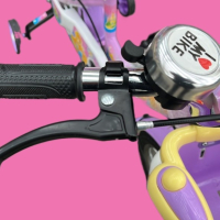 Детски велосипед "ПРИНЦЕСА"
с помощни колела 
14", цвят циклама, снимка 4 - Велосипеди - 44743970