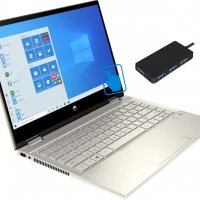 Laptop HP Pavilion x360 Converable  14 FHD Touch/i7 10510U/RAM 16 GB/M2 256 ssd, снимка 4 - Лаптопи за работа - 32030130