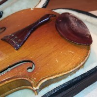 цигулка с лък и куфар-внос англия 0102221909, снимка 13 - Струнни инструменти - 35638839