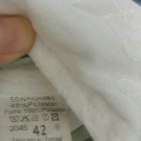 Бяла лятна поличка с пайети, снимка 3 - Поли - 29155825